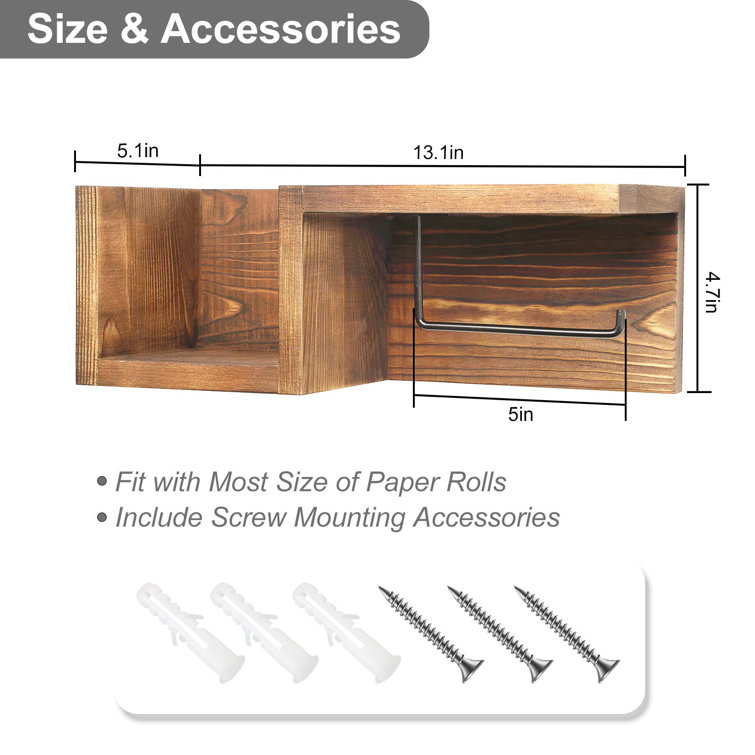 A Home Wall Mount Toilet Paper Holder Wayfair